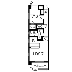 サプリーム若草の物件間取画像